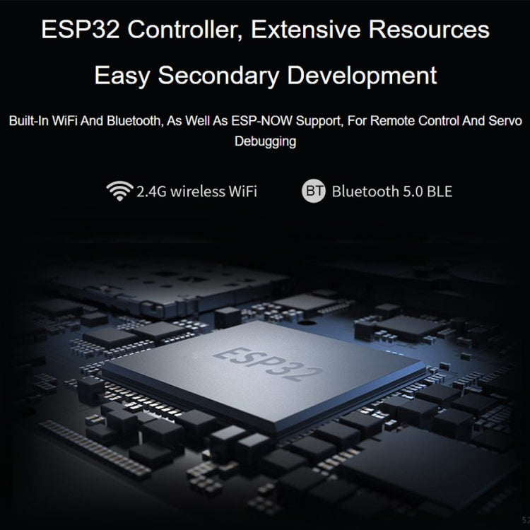 Waveshare ESP32 Servo Driver Expansion Board, Built-In WiFi and BT
