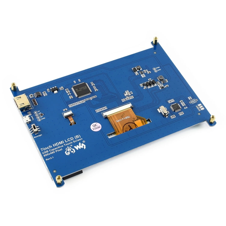 WAVESHARE 7 Inch HDMI LCD (B) 800×480 Touch Screen  for Raspberry Pi