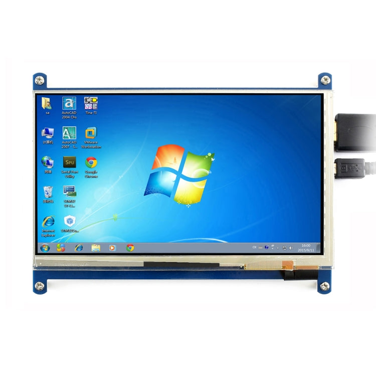 WAVESHARE 7 Inch HDMI LCD (C) 1024��600 Touch Screen  for Raspberry Pi Supports Various Systems