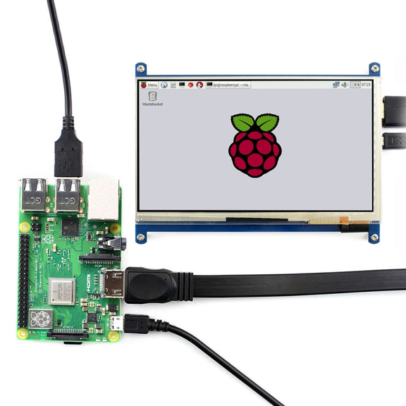 WAVESHARE 7 Inch HDMI LCD (C) 1024��600 Touch Screen  for Raspberry Pi Supports Various Systems