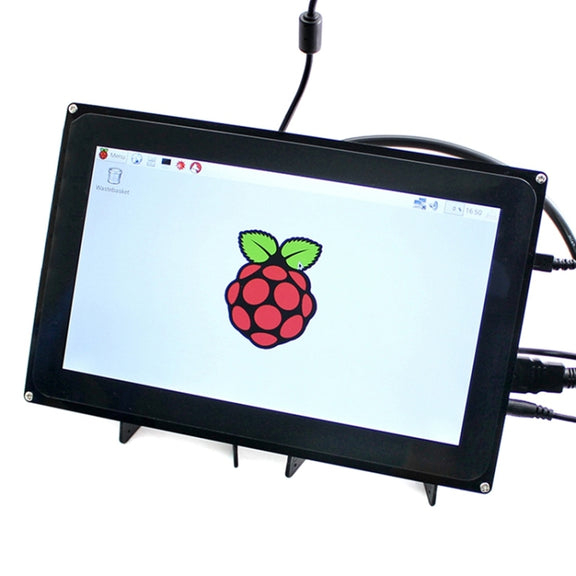 WAVESHARE 10.1inch Resistive Touch Screen LCD, HDMI interface with Case, Supports Multi mini-PCs