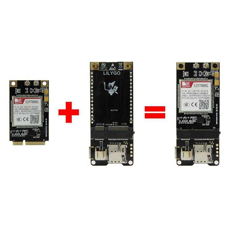 TTGO T-PCIE ESP32-WROVER-B AXP192 Chip WiFi Bluetooth Nano Card SIM Series Module Hardware Composable Development Board, SIM7600A-PCIE