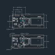 TTGO T-PCIE ESP32-WROVER-B AXP192 Chip WiFi Bluetooth Nano Card SIM Series Module 16MB Hardware Composable Development Board