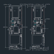 TTGO T-SIM7000G ESP32 WiFi Bluetooth 18560 Battery Holder Solar Charge Module Development Board