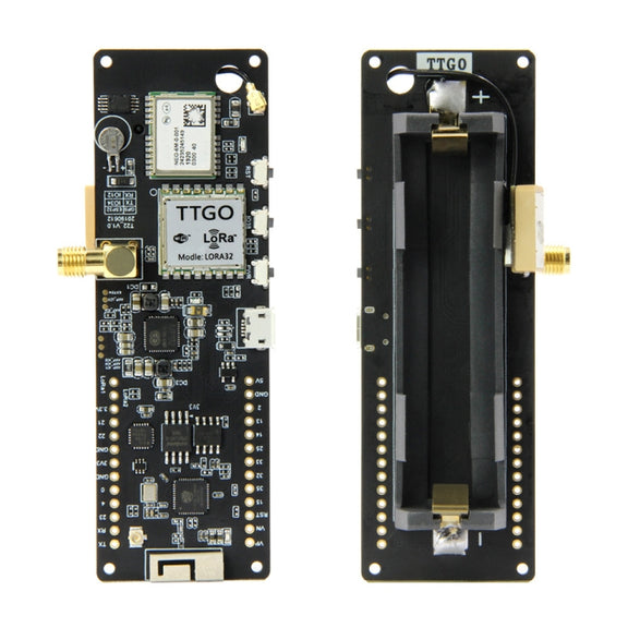 TTGO T-Beamv1.0 ESP32 Chipset Bluetooth WiFi Module 433MHz LoRa NEO-6M GPS Module with SMA Antenna, Original Version