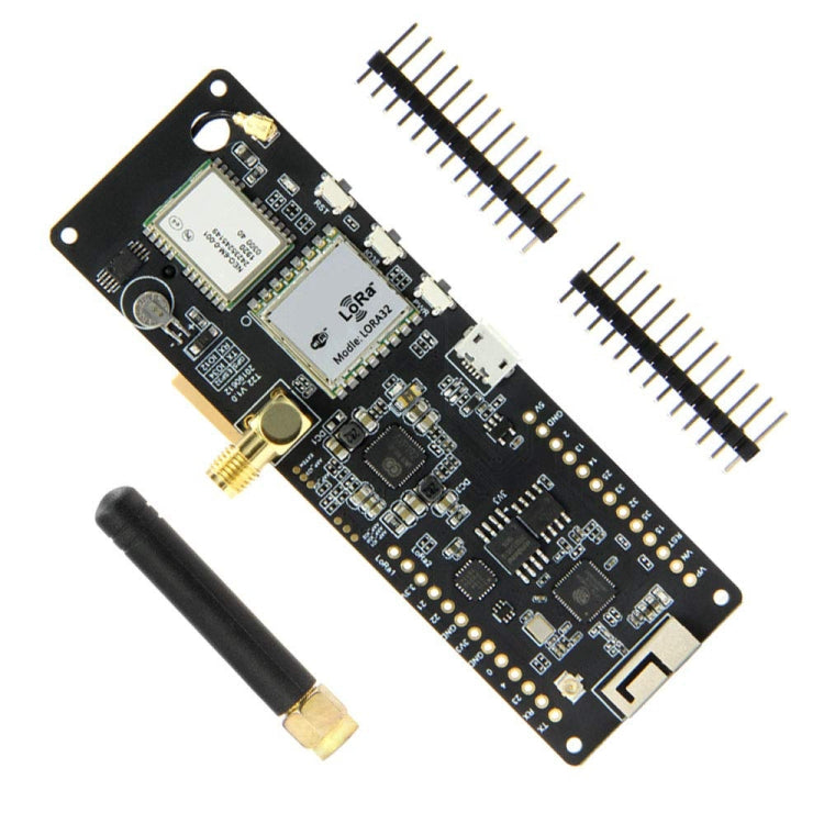 TTGO T-Beamv1.0 ESP32 Chipset Bluetooth WiFi Module 433MHz LoRa NEO-6M GPS Module with SMA Antenna, Original Version