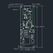 TTGO T-Beamv1.0 ESP32 Chipset Bluetooth WiFi Module 868MHz LoRa NEO-6M GPS Module with SMA Antenna, Original Version
