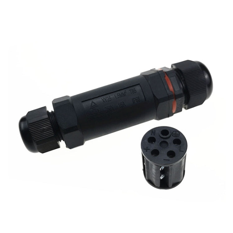 XY25 IP68 Water-resistant 5 Pin Straight Cable Connector