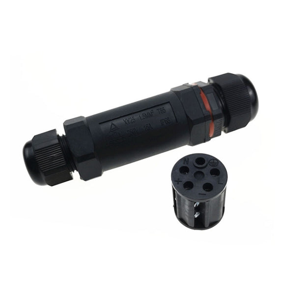 XY25 IP68 Water-resistant 5 Pin Straight Cable Connector