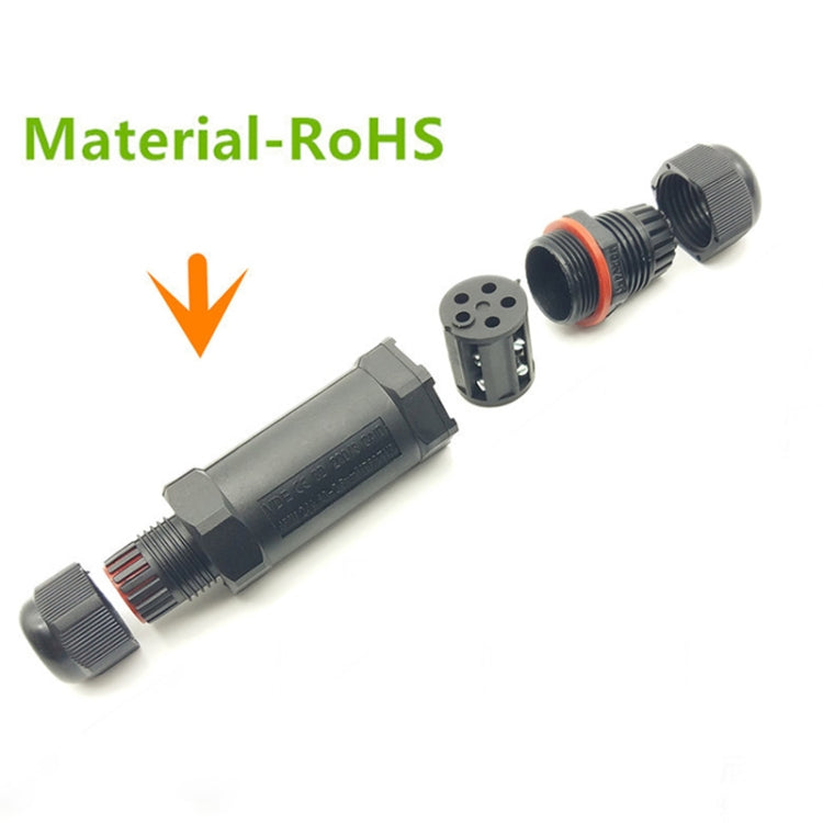 XY25 IP68 Water-resistant 5 Pin Straight Cable Connector