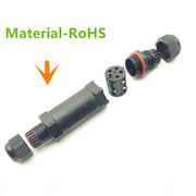 XY25 IP68 Water-resistant 5 Pin Straight Cable Connector