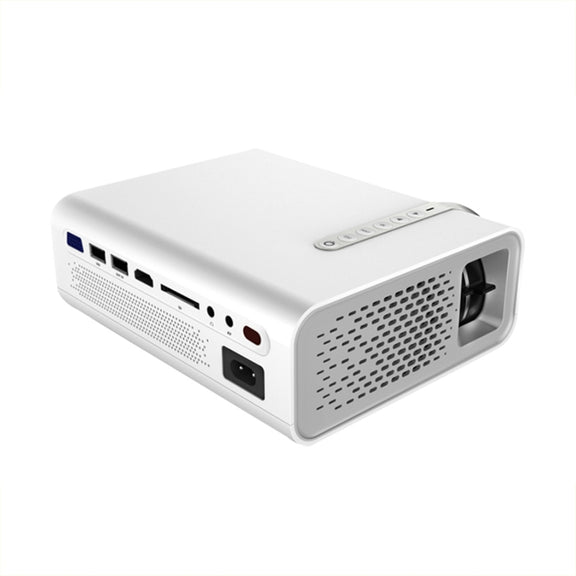 YG520 1800 Lumens HD LCD Projector,Built in Speaker,Can Read U disk, Mobile hard disk,SD Card, AV connect DVD, Set top box. (White)