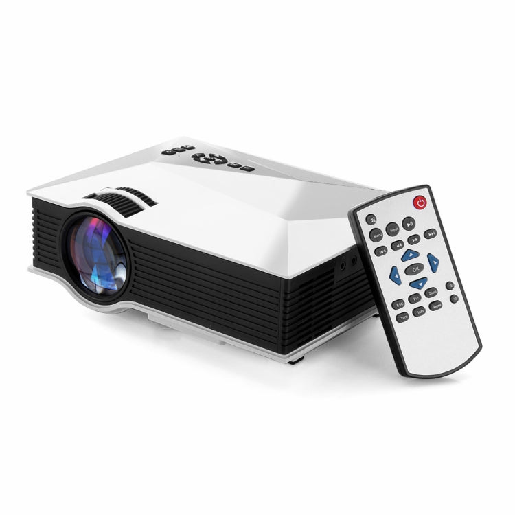 UC68+ 40ANSI 1024 x 600P Home Theater Multimedia HD LED Projector,  Support USB/SD/HDMI/VGA/IR