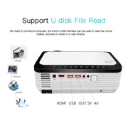 Wejoy L6 5 inch 200 ANSI Lumen 1920 x 1080P HD Smart Projector, Support 1 x AV / 1 x VGA / 1x HDMI / 2 x USB,  Normal Version