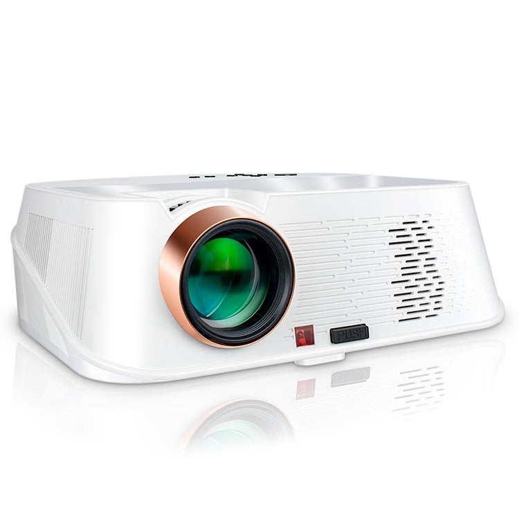 VS626 Android 3500ANSI Lumens 1080*720 Resolution LED+LCD Technology Smart Projector, Support AV / HDMI / SD Card / USB / VGA (White)