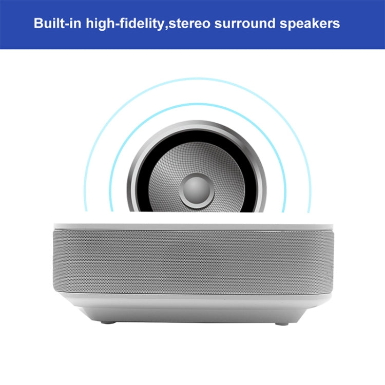 D40S 1600 Lumens Portable Home Theater LED HD Digital Projector (Silver)