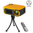 A2000 Portable Projector 800 Lumen LCD Home Theater Video Projector, Support 1080P, AU Plug (Yellow) - LED Projector by PMC TechLife | Online Shopping South Africa | PMC TechLife | Buy Now Pay Later Mobicred