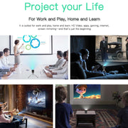 Wejoy S12 50 ANSI Lumen 1920x1080P  Android 7.1 HD Bluetooth 4.1 WiFi Smart 3D Projector, 1G+16G(Black)