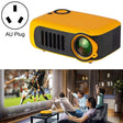 A2000 1080P Mini Portable Smart Projector Children Projector, AU Plug(Yellow) - Mini Projector by PMC TechLife | Online Shopping South Africa | PMC TechLife | Buy Now Pay Later Mobicred