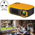 A2000 1080P Mini Portable Smart Projector Children Projector, UK Plug(Yellow) - Mini Projector by PMC TechLife | Online Shopping South Africa | PMC TechLife | Buy Now Pay Later Mobicred