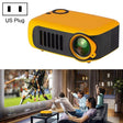 A2000 1080P Mini Portable Smart Projector Children Projector, US Plug(Yellow) - Mini Projector by PMC TechLife | Online Shopping South Africa | PMC TechLife | Buy Now Pay Later Mobicred