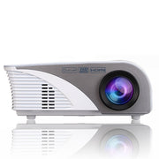 RD-805B 960*640 1200 Lumens Portable Mini LED Projector Home Theater with Remote Controller ,Support USB + VGA + HDMI + AV + TV(White)