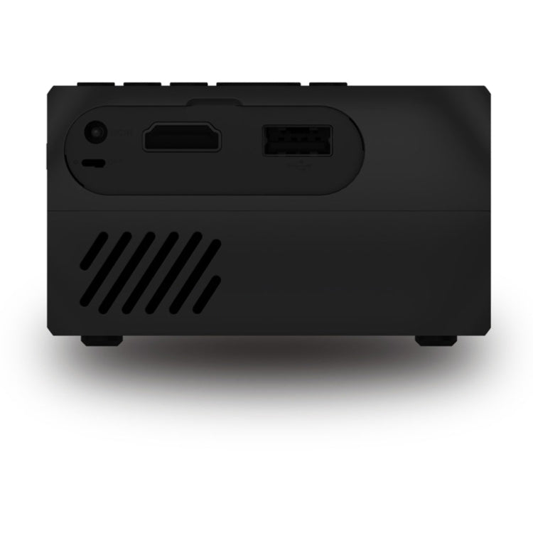 YG320 320*240 Mini LED Projector Home Theater, Support HDMI & AV & SD & USB (Black)
