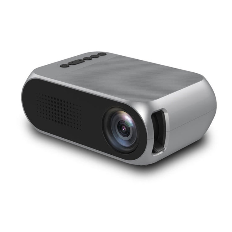 YG320 320*240 Mini LED Projector Home Theater, Support HDMI & AV & SD & USB (Silver)