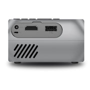 YG320 320*240 Mini LED Projector Home Theater, Support HDMI & AV & SD & USB (Silver)