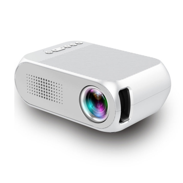 YG320 320*240 Mini LED Projector Home Theater, Support HDMI & AV & SD & USB (White)