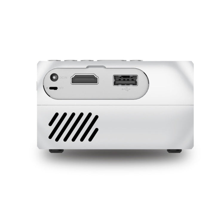 YG320 320*240 Mini LED Projector Home Theater, Support HDMI & AV & SD & USB (White)