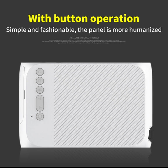 YG320 320*240 Mini LED Projector Home Theater, Support HDMI & AV & SD & USB (Black)