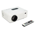 CL720 3000LM 1280x800 Home Theater LED Projector with Remote Controller, Support HDMI, VGA, YPbPr, Video, Audio, TV, USB Interfaces(White) - free shipping - PMC TechLife - Order now!