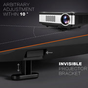 Wejoy L2 300ANSI Lumens 5.8 inch LCD Technology HD 1280*768 pixel Projector with Remote Control,  VGA, HDMI(Black)
