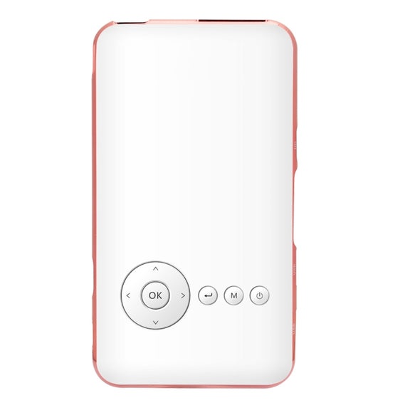 Wejoy DL-S6+ 1000 Lumens 854x480 Smart Mini Projector, RK3128 CPU, 1GB+32GB, Android 4.4, Bluetooth, WiFi, HDMI(Rose Gold)