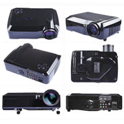 Wejoy L3 300ANSI Lumens 5.8 inch LCD Technology HD 1280*768 pixel Projector with Remote Control,  VGA, HDMI(Black)