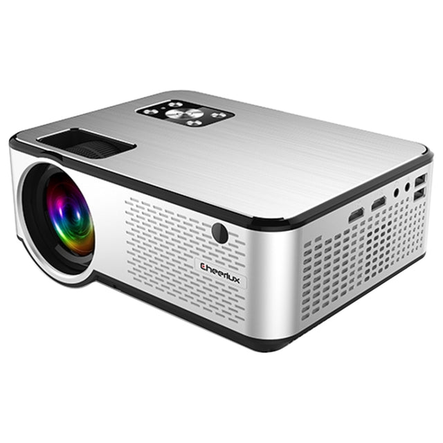 Cheerlux C9 1920x1080P HD Same Screen Smart Projector, Support HDMI x 2 / USB x 2 / VGA / AV (Black)