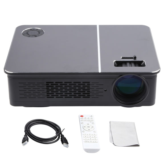 Wejoy L5 Home Theater Adjustable Optical Keystone Full HD 1080P LED LCD Video Projector with Remote Control (AU Plug)