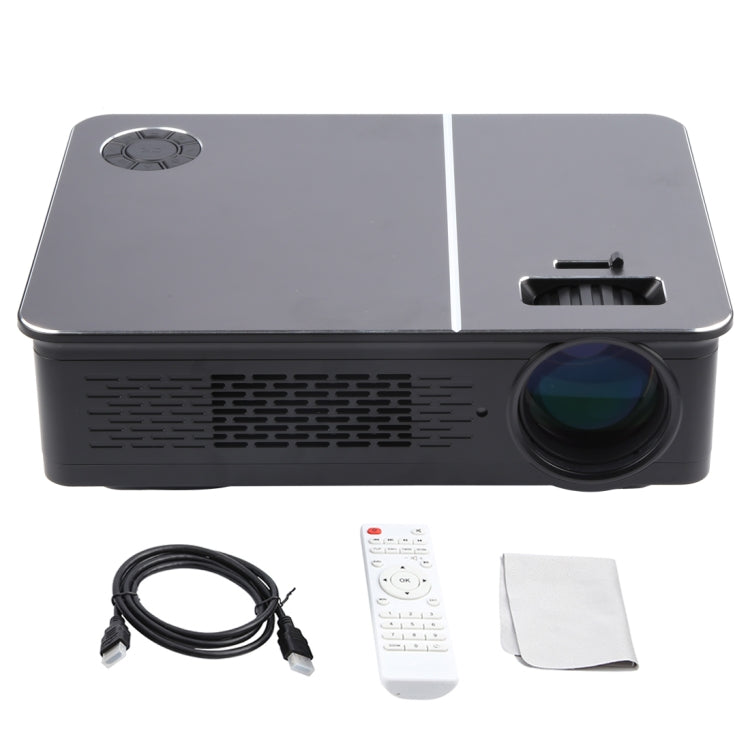 Wejoy L5 Home Theater Adjustable Optical Keystone Full HD 1080P LED LCD Video Projector with Remote Control (US Plug)