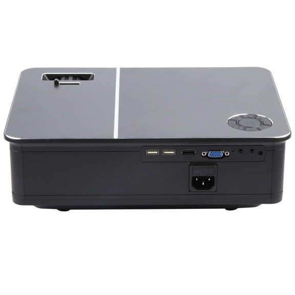 Wejoy L5 Home Theater Adjustable Optical Keystone Full HD 1080P LED LCD Video Projector with Remote Control(EU Plug)