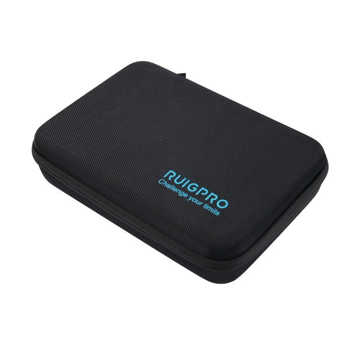 RUIGPRO Shockproof Water-resistant Portable Case Box for DJI Osmo Action, Size: 28cm x 19.7cm x 6.8cm(Black)