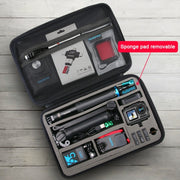 RUIGPRO Shockproof Water-resistant Portable Case Box for DJI Osmo Action, Size: 33.5cm x 22.7cm x 6.3cm(Black)