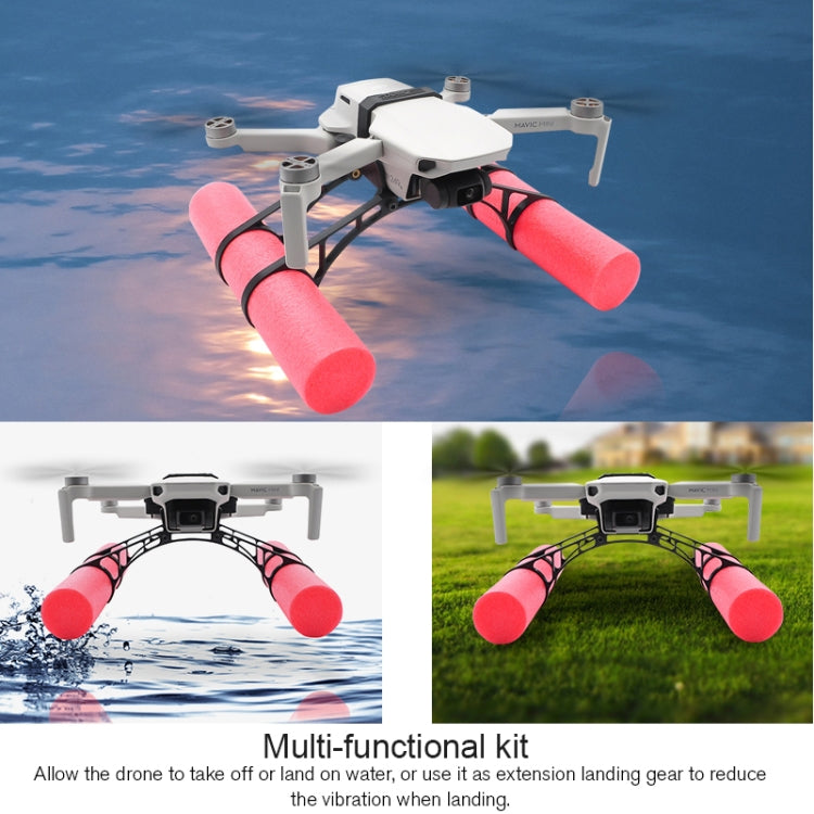 STARTRC Buoyancy Rod Absorbing Height Extender Landing Bracket for DJI Mavic 2 mini(Black Red)
