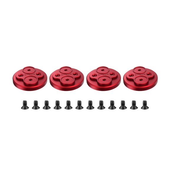 4 PCS Sunnylife Motor Metal Protection Cover for DJI Mavic Mini 1 / Mini 4K / DJI Mini 2 SE(Red)