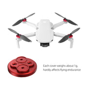 4 PCS Sunnylife Motor Metal Protection Cover for DJI Mavic Mini 1 / Mini 4K / DJI Mini 2 SE(Red)
