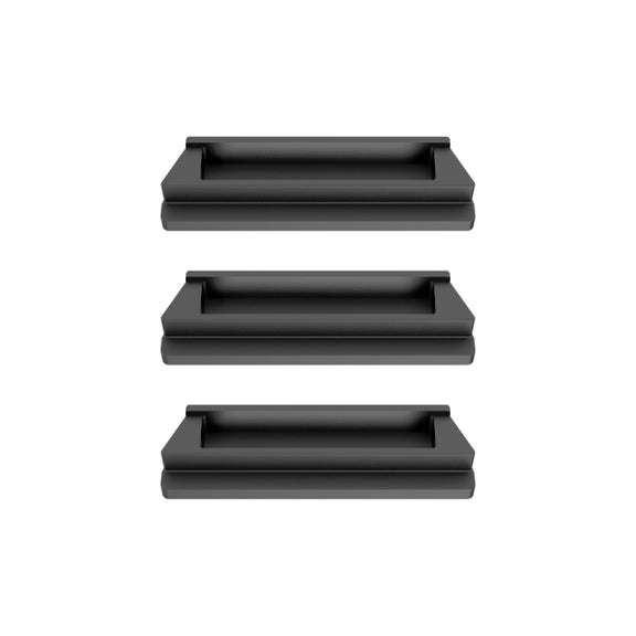 3 PCS Sunnylife AIR2-DC258 Silicone Battery Dust Plug for DJI Mavic Air 2(Black)
