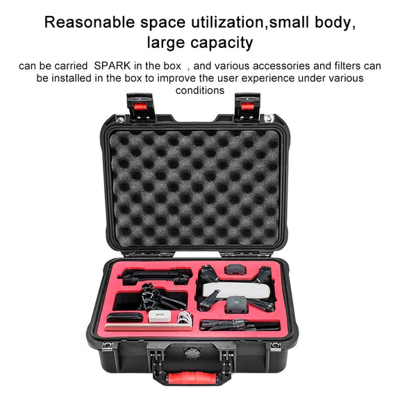 PGYTECH P-SP-101 Shockproof Water-resistant Explosion-proof Hard Box Carrying Case for DJI Shark (Black)