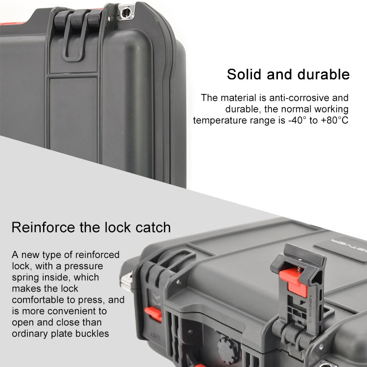 PGYTECH P-SP-101 Shockproof Water-resistant Explosion-proof Hard Box Carrying Case for DJI Shark (Black)