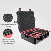 PGYTECH P-RH-001 Shockproof Water-resistant Explosion-proof Hard Box Carrying Case for DJI Ronin-S, Size: 63.4x50.3cm(Black)