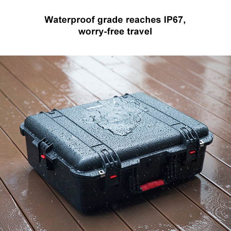 PGYTECH P-RH-001 Shockproof Water-resistant Explosion-proof Hard Box Carrying Case for DJI Ronin-S, Size: 63.4x50.3cm(Black)
